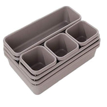 yotijar Cassetta Portaoggetti Organzier Trucco Intimo Scatola Portaoggetti Utensileria Custodia per Gioielli - Grigio