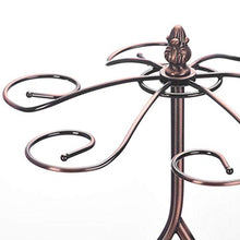 Cremagliera del Vino Calice Cremagliera A Testa in Giù Cremagliera Gioielli Armadietto del Vino (Color : Brown, Size : 32.5 * 25.5CM)