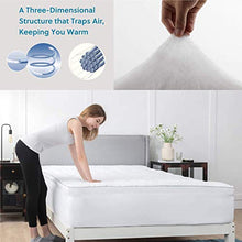 Bedsure Coprimaterasso Imbottito Letto Matrimoniale - Copri Materasso Ergonomico 150x200 con Spessore 3 cm, Coprimaterasso Ortopedico in Microfira con Disegno all'onda