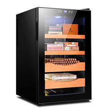 Cigar Cabinet Temperatura Costante di umidità Cigar Cabinet Sigaro Elettronico del Frigorifero del Governo Governo del Vino 4 Strati 70L Cigar Box (Color : Black, Size : 45 * 52.5 * 72.5cm)
