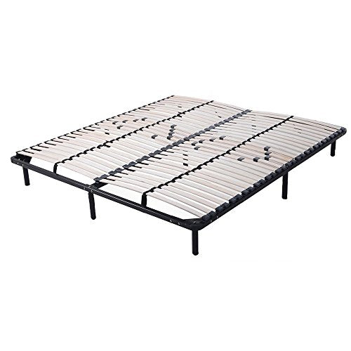 Paolo Collaner Rete a doghe Regolabili Resistente + Piedi Inclusi 140 x 200 cm