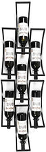 DJSMjbj Europeo Hanging Wine Rack Ferro Wine Rack/Mensola/Decorativo scaffale for Sala da Pranzo, Cucina, Soggiorno attaccatura del Supporto di Vetro Ripiani
