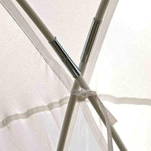 Siena Garden Gazebo Roma, Tenda per Eventi, 3,2 x 3,2 m con Struttura in Fibra di Vetro, Colore Bianco