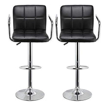 FYLYHWY Pelle 2pcs / Set Cucina sedie sgabelli girevoli Bar Regolabile in Altezza Attesa Home Office pneumatica Tempo Libero a Mano Bar Sedie Sgabelli (Color : 01)