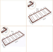 LSNLNN Portabocchiali da Vino, Portabocchia per Vino Appeso Barretta in Vetro per Vino, Ristorante, Decorazione Della Cucina Rack Appeso Glass,B,60X22.5Cm.