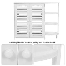 EBTOOLS Scarpiera da ingresso, Mobiletto ingresso, Cassettiera camera da letto,Armadietto bagno terra di Legno comodini camera da letto Multiuso,per Salotto e Cucina 94 * 76 * 31 cm Bianco