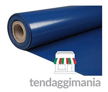 TENDAGGIMANIA Telo TELONE in PVC 650 g/mq con Orlo di Rinforzo perimetrale e Occhielli in Alluminio Ogni 50 cm. Varie Misure E Colori (3X4, Blu)
