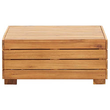 Tidyard Set Divani Giardino con Cuscini, Set di Mobili da Giardino, Set Divano Esterno Legno Acacia Bianco Crema 6 pz