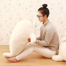 Peluche carino sigillo cuscino, carino sigillo farcito animale cotone peluche cuscino farcito morbido animale animale giocattolo morbido abbraccio cotone anima sigillo peluche farcito, 40 cm