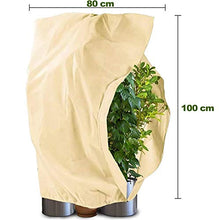 Mediawave Store - Involucro per Copertura Piante Esterne Cappuccio Antigelo Traspirante per Inverno, Telo per Copertura e Protezione Antivento, Fodera Copri Piante Non Assorbente (100 X 80 cm)