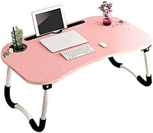 Tavolo da picnic all'aperto Pieghevole Letto Laptop Table Vassoio Lap Desk Desk Taccuino con supporto Tazza Slot Regolabile Anti Slip Gambe Pieghevole per Studio da campeggio all'aperto per interni St
