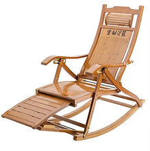 CDFC Accogliente Sedia a Dondolo Beach Yard Piscina Pieghevole Pieghevole sdraiata Regolabile Chaise Chaise Sdraio con poggiapiedi massaggiabile