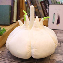 Yfkjh - Bambola di aglio vegetale, peluche a forma di cartoni animati, colore: bianco
