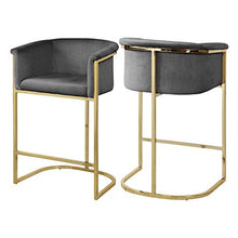 Wangbadan Poggiapiedi e Casa seggiolone sgabelli Sedie uffic Moderno, Metallo, Bar Stool Chair Vendita Industriale Oro Cromo Brillante Leg Velvet High Bar Sedia for Bar Coffee Shop