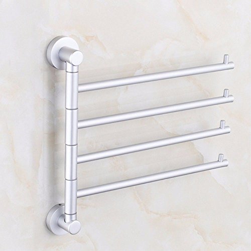 MBYW Portasciugamani Moderno Minimalista Portasciugamani Elegante per Il Bagno di Moda Portasciugamani Rotante in Alluminio, Bagno, portasciugamani, portasciugamani, portasciugamani Mobile