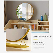 KDMB Specchio per Il Trucco, Specchio per Il Trucco alla Moda, Specchio per Il Trucco da Tavolo, Specchio HD per Qualsiasi Bagno e per Il corridoio oa casa Adatto per la Decorazione Domestica