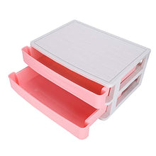 Scatola portaoggetti a doppio strato, scatola portaoggetti in plastica con cassetto Organizer per portaoggetti da tavolo impilabile per uso domestico