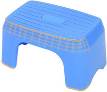 Sgabello Del Passo Del Bambino, Pp Plastica Del Poggiapiedi Del Poggiapiedi Sgabello Dei Poggiapiedi Per I Bambini Delle Mani Delle Mani Sgabello Antiscivolo Bagno Bagno Bagno Ascend Alta Sgabello Blu