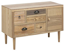 AC Design Furniture Comò, Legno ingegnerizzato, Rovere, W: 81 x D: 34 x H: 55 cm