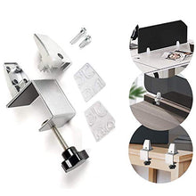 MIAOLEIE Desk Divider Desider Desk Desk Partition-Clip Fisso 2Pcs / Set Pannello di Privacy Pannello di Privacy Schermo Clip Partition BACCHINE BACELLACE BACELLACCHIATA ACRILIC