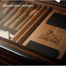 Cigar Box Legno di Cedro Cigar Humidor Doppio Strato di Alta capacità Painted Cigar Box Europea Scatola di sigari Portable di Viaggio Cigar Box di stoccaggio