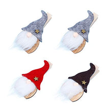 WINOMO 6Pcs Mollette Natalizie Spille di Carta in Legno Foto Mollette Pin Foto Clip per Memo Foto Nota Nome Card