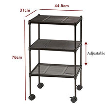 BLWX LY Organizzatore di Servizi for la casa di Piccole Dimensioni a 3 Piani, ripiano da Cucina Semplice, Rack di stoccaggio Mobile for Forno a microonde, Soggiorno, Bagno, Camera da Letto