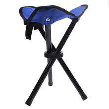 Sedia pieghevole portatile campeggio all'aperto giardino viaggio tela treppiede sgabello sedia - colore casuale