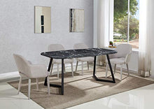 Sedia Cassiopea Beige, in Metallo e Tessuto - per Ufficio, Soggiorno, Sala da Pranzo, Cucina, Camera da Letto. Sedia con Struttura in Metallo. Altezza Seduta: 48 cm. profondità Seduta: 49 cm