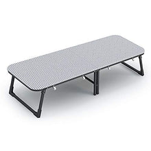 XJAXY Letto Pieghevole Semplice Portable Office Lounge Bed Home Guadagnare Siesta Piazze Culla, Portatile Pieghevole Ospite Letti con Ruote Facile Bagagli - Risparmio di Spazio