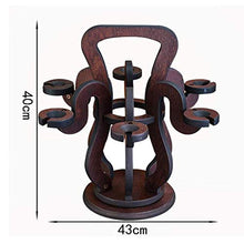 XBR creatività Fai-da-Te Portabottiglie, espositore per Vino in Legno Portabottiglie Portabottiglie Decorazioni 43 * 43 * 40 cm per Bar Cucina Domestica