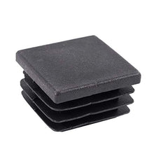 Dasorende Plastic Inserti per Tubi Quadrati Inserti di Chiusura 30mm X 30mm 30 Pezzi Neri