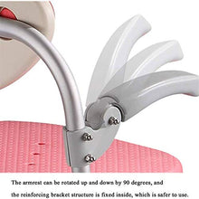 Adesign Sedia da Doccia con Maniglie, seggiolino da Doccia Imbottito Regolabile in Altezza, Handicap Anziani Antiscivolo disabile Bagno Vasca da Bagno sgabelli