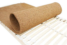 MW.Shop.24 - Coprimaterasso in fibra di cocco di alta qualità per rete a doghe (160 x 190 cm), traspirante, anti allergeni, antiacaro, prodotto in UE