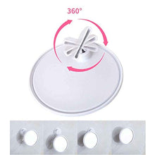 WWEIWU Pulito e Luminoso Ventosa Specchio da Bagno Specchio da Bagno Piccolo Specchio Specchio Specchio da Parete Parete a Parete Specchio Senza Punzone Staccabile, Angolo Libero, Specchio HD
