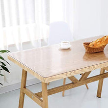 EUUHJK Tappetino Protettivo Rettangolare da scrivania, in PVC (Color : Transparent-2.0mm, Size : 60 * 90cm)