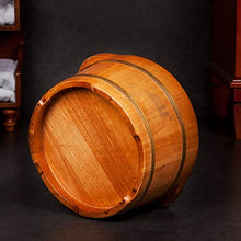 YLL Canna per pediluvio Oak Foot Tub, Maniglia, Foot Tub con Coperchio, Durevole (21 Cm)