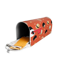 Copertura magnetica per cassetta postale per sushi, sushi, design unico, per decorazione giardino, cortile, dimensioni standard 51 x 45 cm