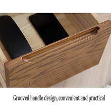 GXT WGZ- Comodino Camera Locker, Camera da Letto Comodino, Soggiorno Locker, Living Room Divano Fianco del Mobile (Color : Walnut Color)