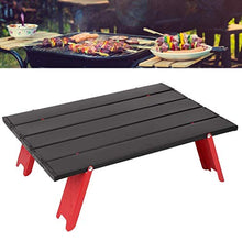 LCLYW Tavolo da Picnic Pieghevole Mini Tavolo Pieghevole Tavolo da Campeggio Esterno Tavolo da Campeggio Tavolino Portatile da Casa Tavolo da Computer Tavolo in Alluminio Tavolo Pieghevole,Rosso