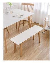 Cuscino per Panca da Esterno, Cuscino di Ricambio, per Viaggi, Altalena, Tinta Unita Cuscinetto per Sedili da Banco Semplice Non-Slip Cuscino-off-White 150×40cm(59×15in)