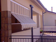 Tenda da Sole T4 a Caduta con Guide Laterali Antivento Dimensioni:L300xH220 (Senza Cassonetto, Corti Classici 376)