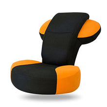 MeiMei Poltroncina pigra Traspirante poltroncina Singola reclinabile per Computer Sedia da Terra (Color : Orange)