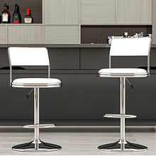 XINGLEI Sgabelli da Bar Sgabelli da Bar Moderni ed Eleganti in Pelle da Cucina Sgabelli da Bar Regolabili in Altezza Adatto per sedie da Pranzo per Famiglie e Affari (Color : Orange, Size : 60~80cm)
