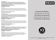 WENKO Specchio antiappannamento in acciaio inox Premium Plus, Acciaio inossidabile, 13.5 x 20.5 x 6.5 cm, Lucido