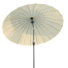 Angel Living® Ombrellone Rotondo Inclinabile in Alluminio da 250cm (Crema)