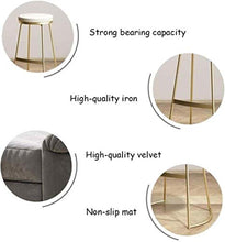 Yxsd Bar Stool insieme di 2 stile Sgabelli Battuto sedia ristorante fast-food Alta Moda for le cucine Colazione Sgabelli poggiapiedi imbottito rotonda Sedile pranzo Cucina Bar Patio Cafe presiede i pi