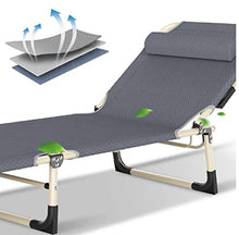 Letto pieghevole Reclinabile Singolo Pausa Pranzo Ufficio Pisolino Casa Semplice Emergenza Portatile Marcia Escort 194 * 68 * 30 CM