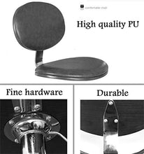 LLT Pratico sgabello Sgabelli colazione Bar Stool Cucina di lusso a 360 ° girevole Bar contatore Sedia da ufficio regolabile Altezza sede morbida rotonda Ritorno Carico massimo 120Kg,Marrone,45~63