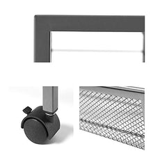 YIN YIN Carrello per ripiani Carrello portaoggetti, cremagliera for auto da pranzo in acciaio al carbonio robusto e durevole porta trolley for hotel ristorante raffinato, grigio, 43,8X17X70 CM Carrell